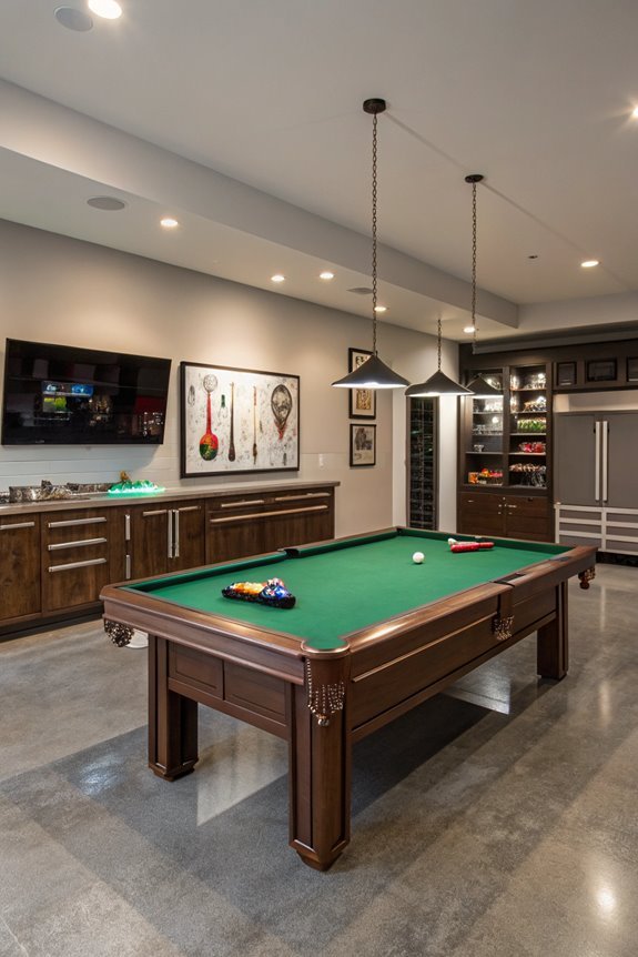 pool table selection options