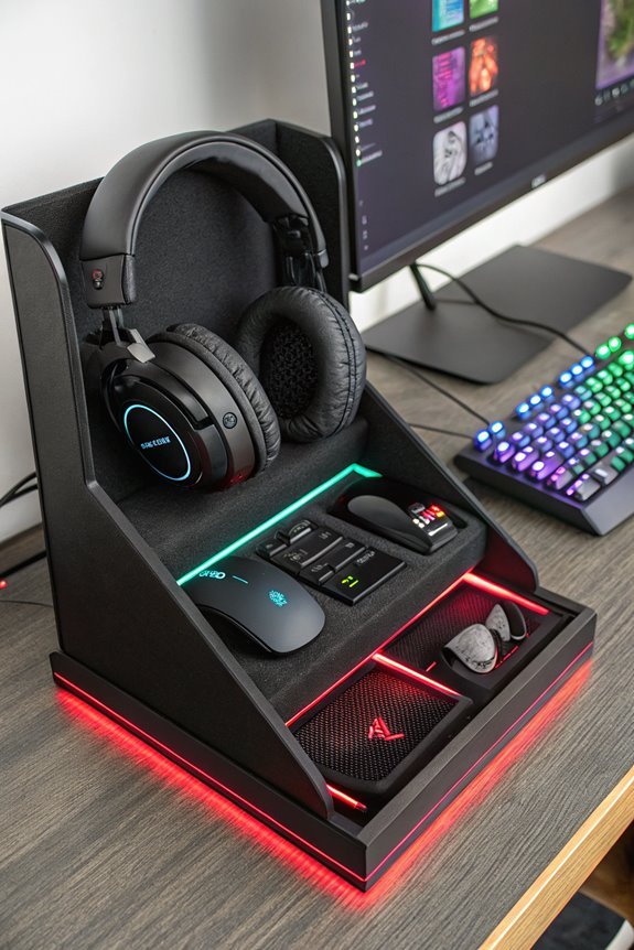 portable gaming accessory organizers