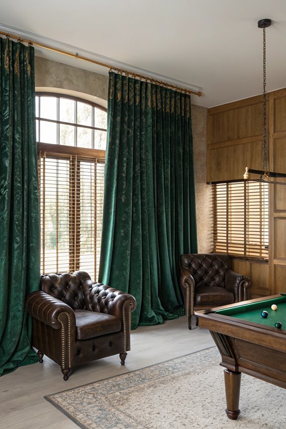 printed themed window curtains