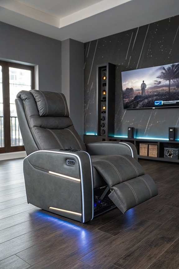 recliners with built in speakers