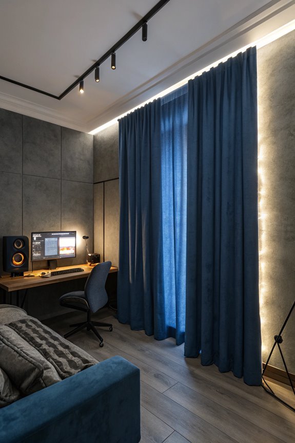 reduce noise with curtains