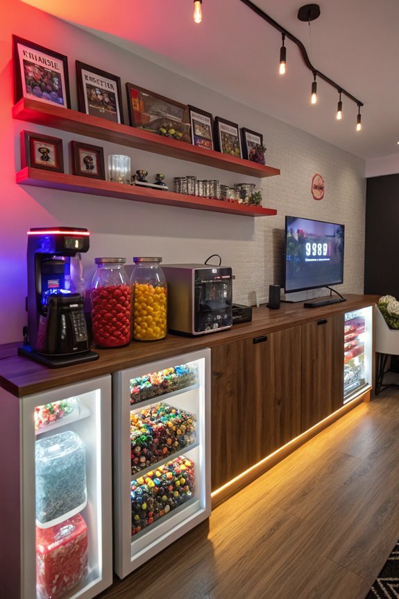 refreshments available here