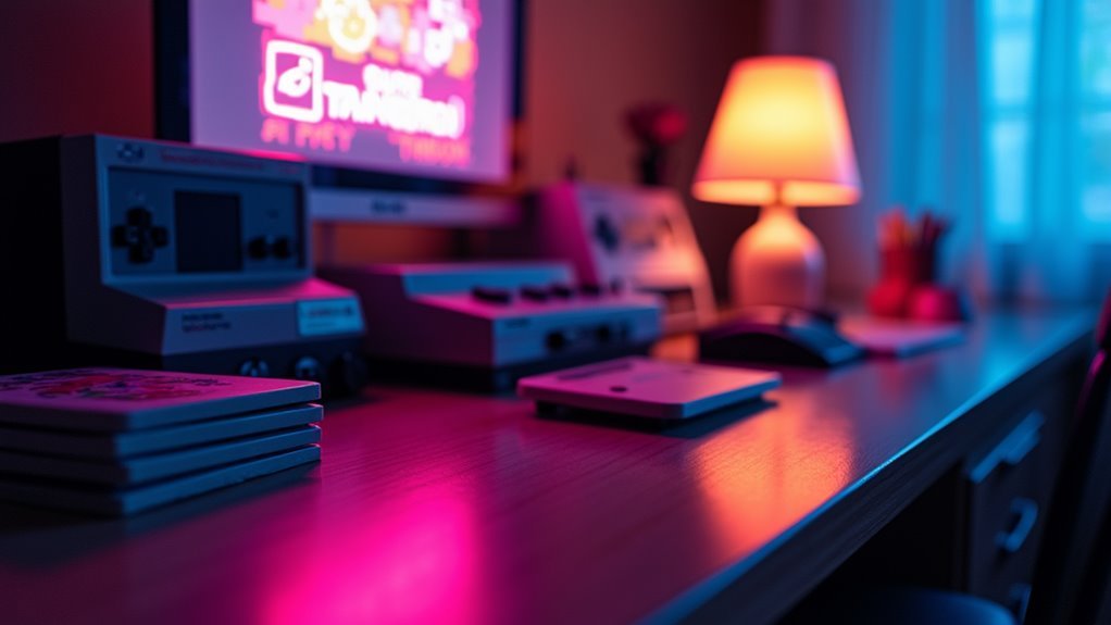 retro gaming lighting concepts