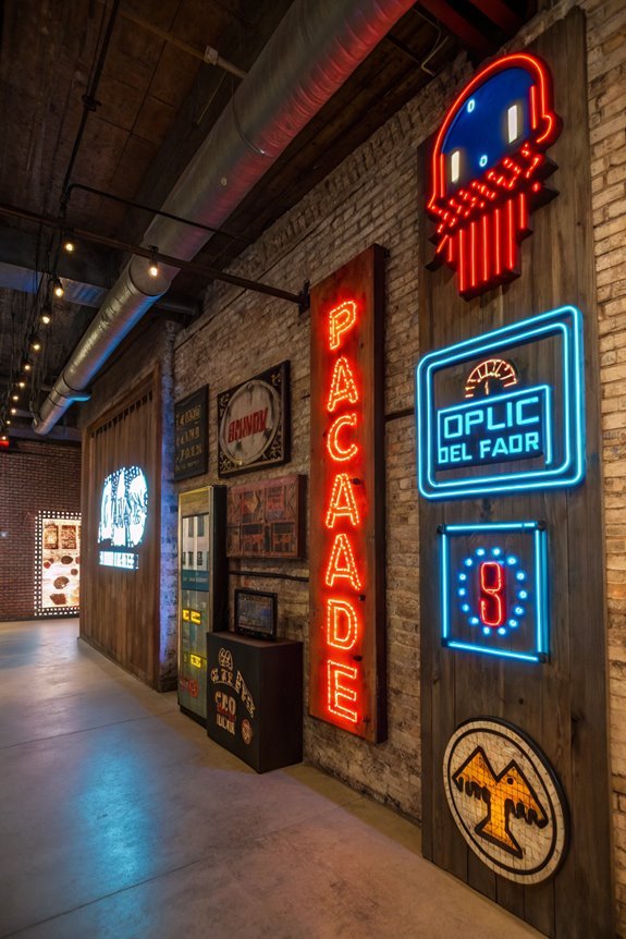 retro gaming neon signage