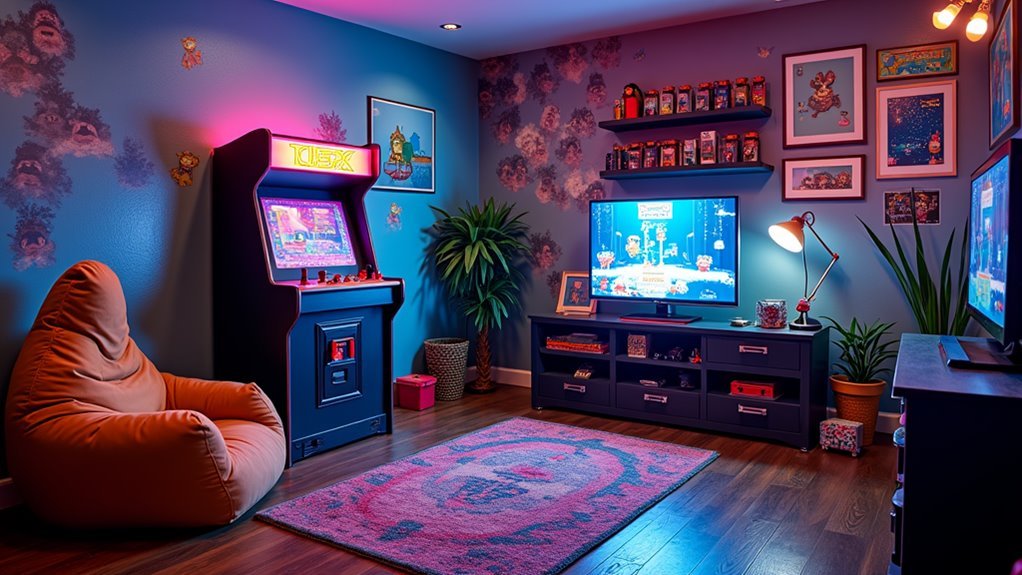 retro gaming room ideas