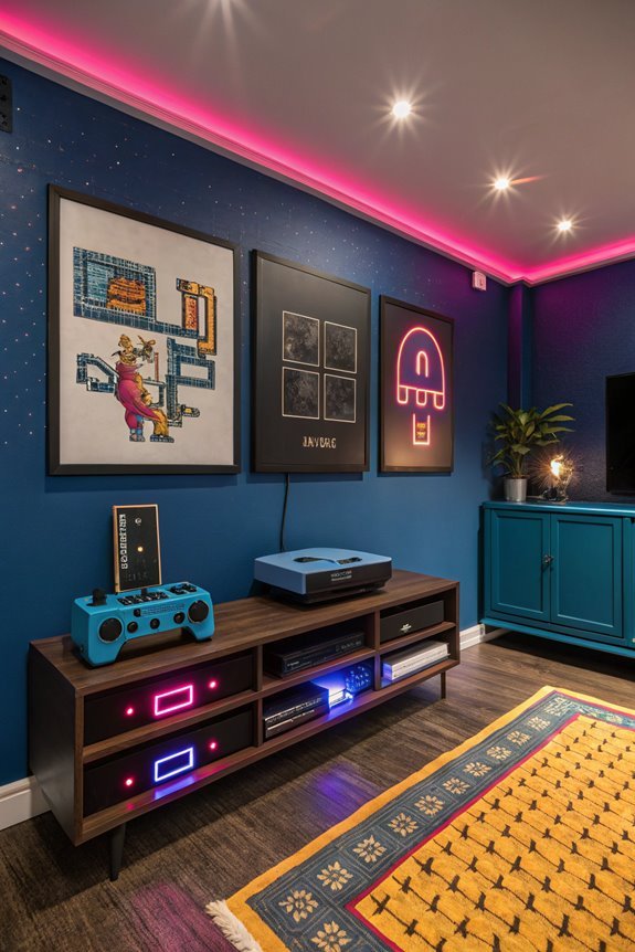retro video game colors