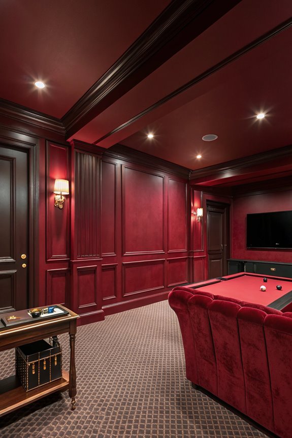 rich deep crimson hue