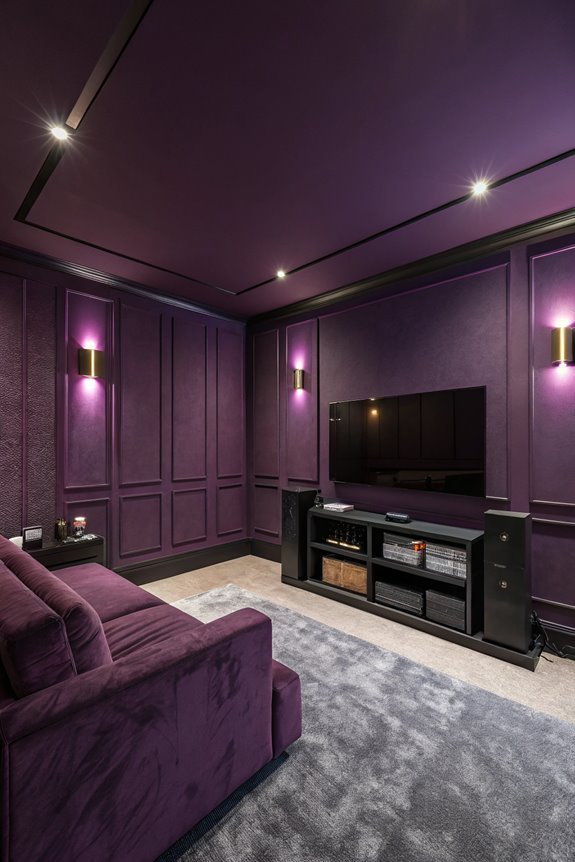 rich deep purple hue