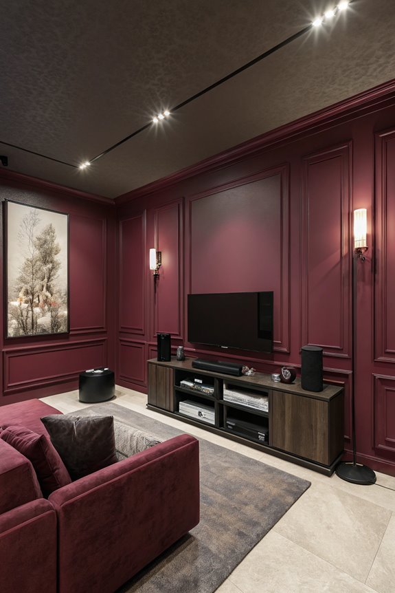 rich deep red sophistication