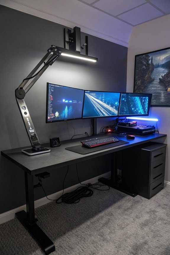 robust adjustable monitor mount
