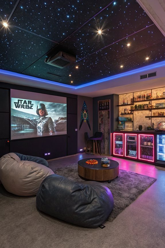 sci fi film viewing area