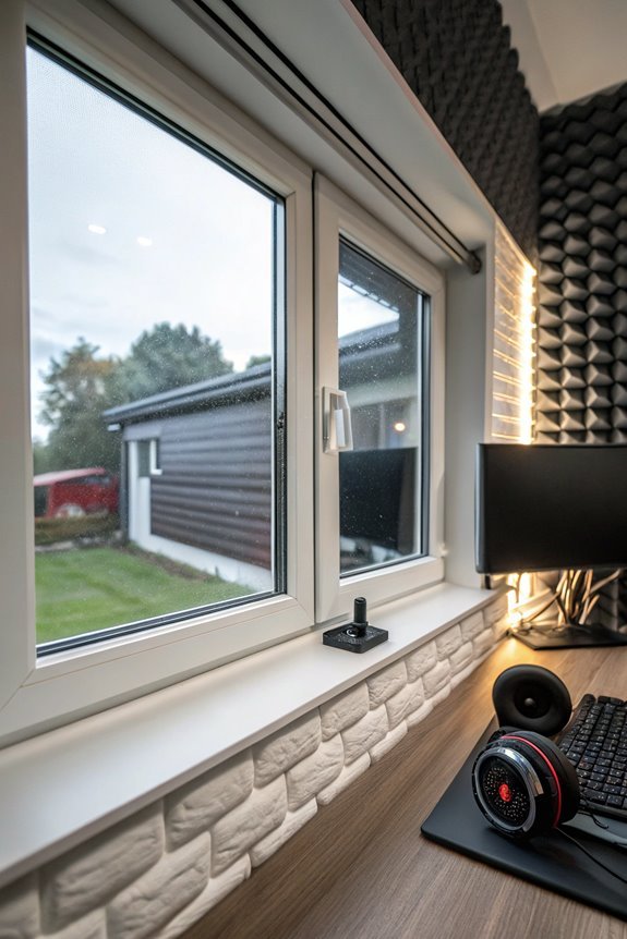 seal windows with sealant