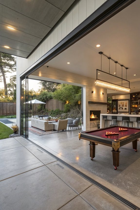 seamless transition between spaces