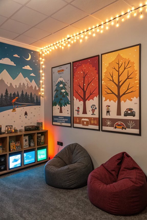 seasonal themed gaming decorations