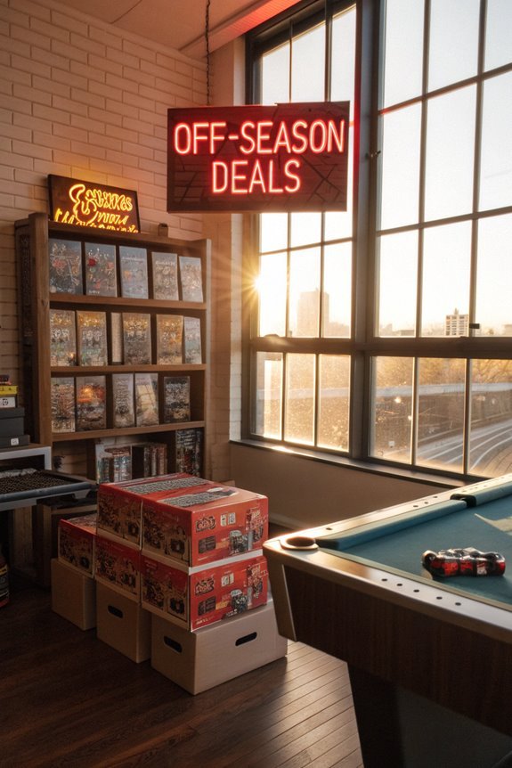 shop during seasonal discounts