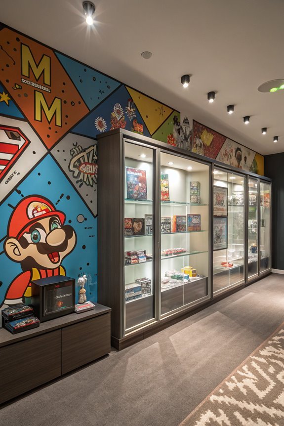 showcase for collectible items