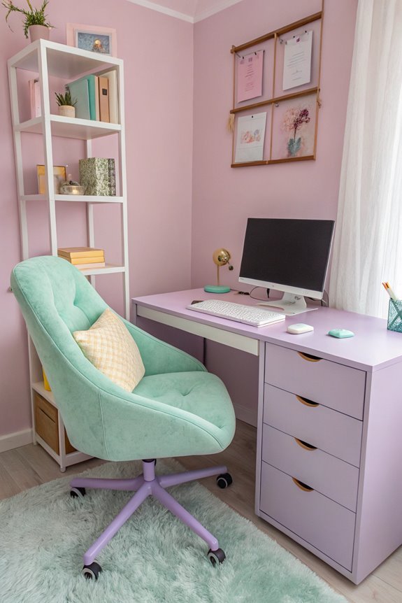 soft hues color palette
