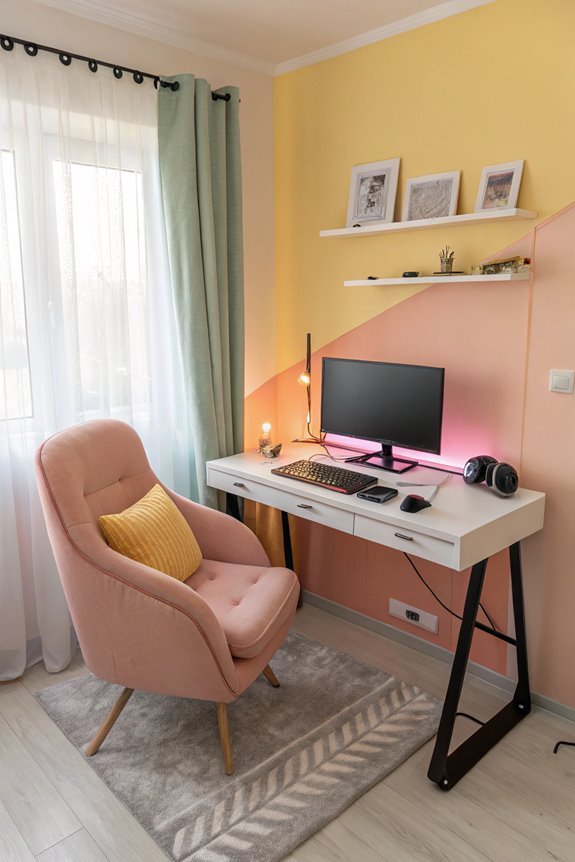 soft hues of warmth