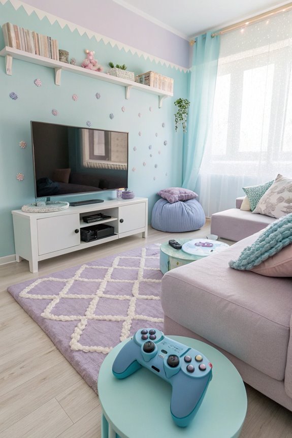 soft pastel color combination