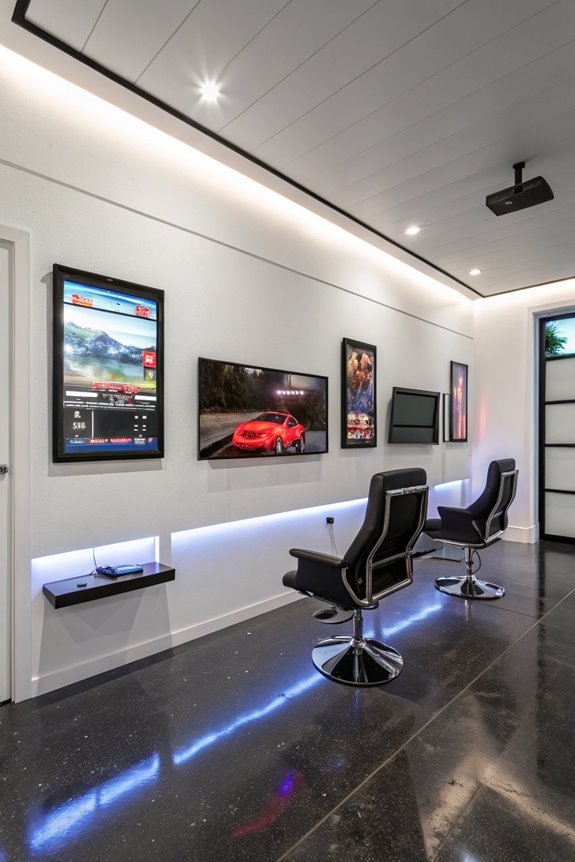 space saving wall mounted storage
