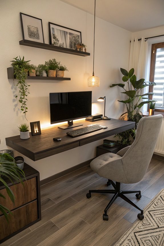 stylish floating desk designs