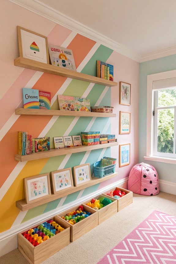 stylish wall mounted storage solution