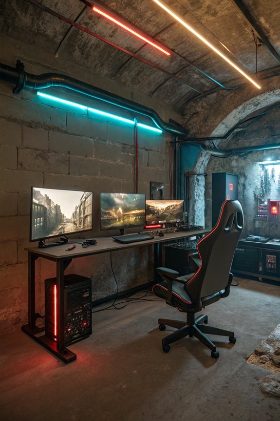 survival in underground refuge