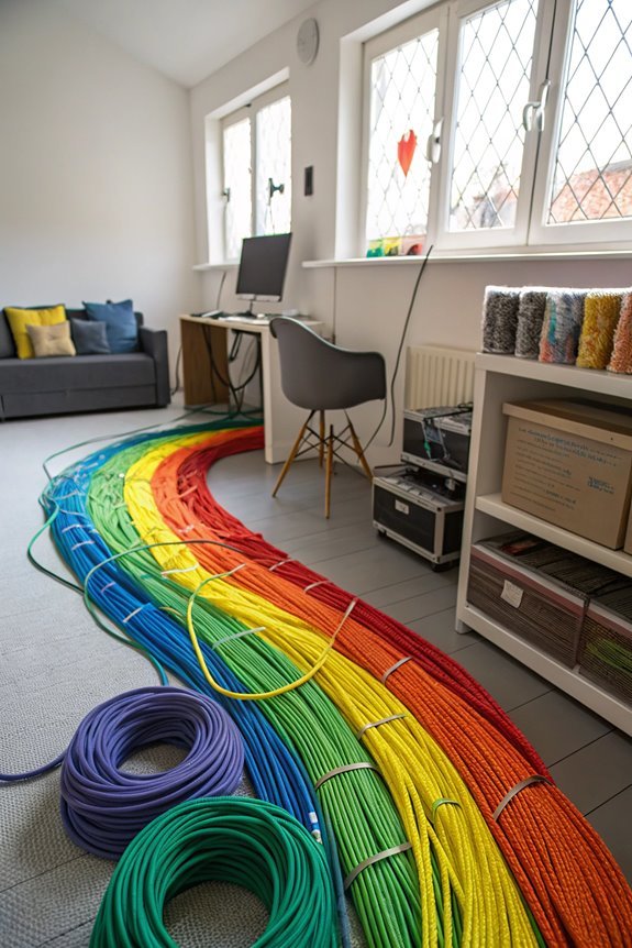 threading colors together creatively