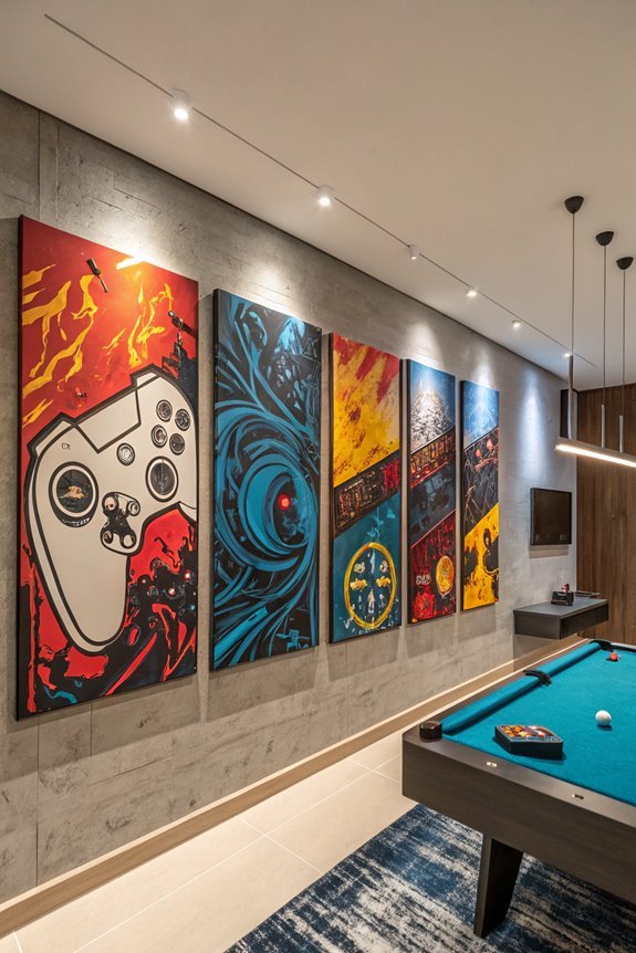 unframed canvas art collection