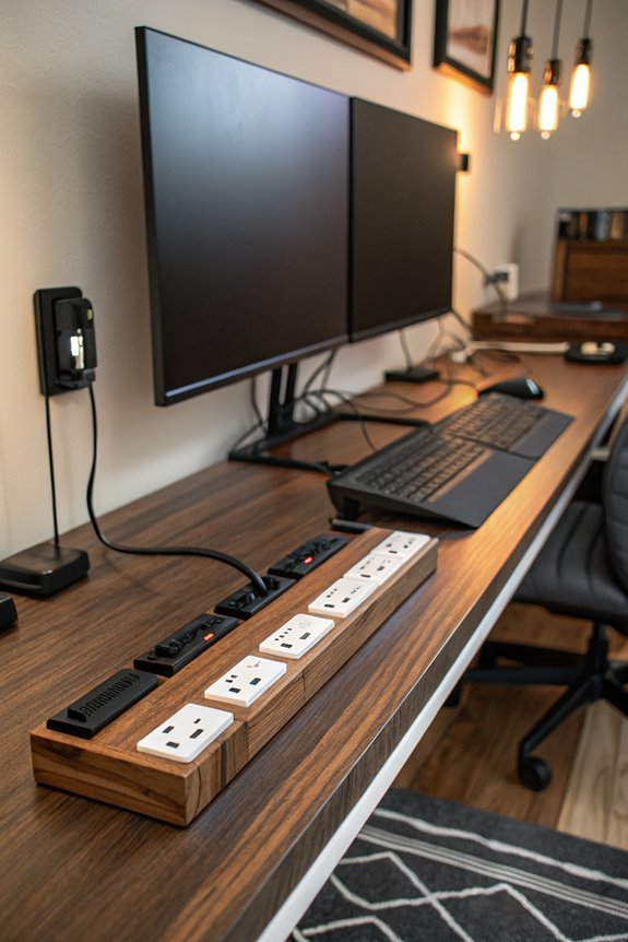 versatile power strip holders