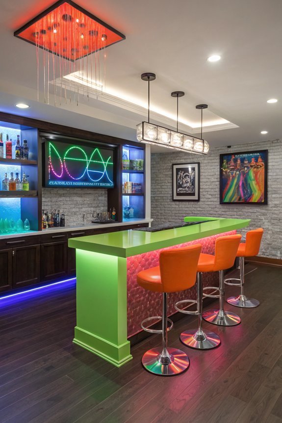 vibrant and lively palettes