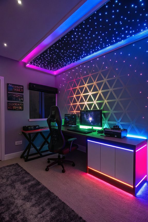 vibrant color changing effects