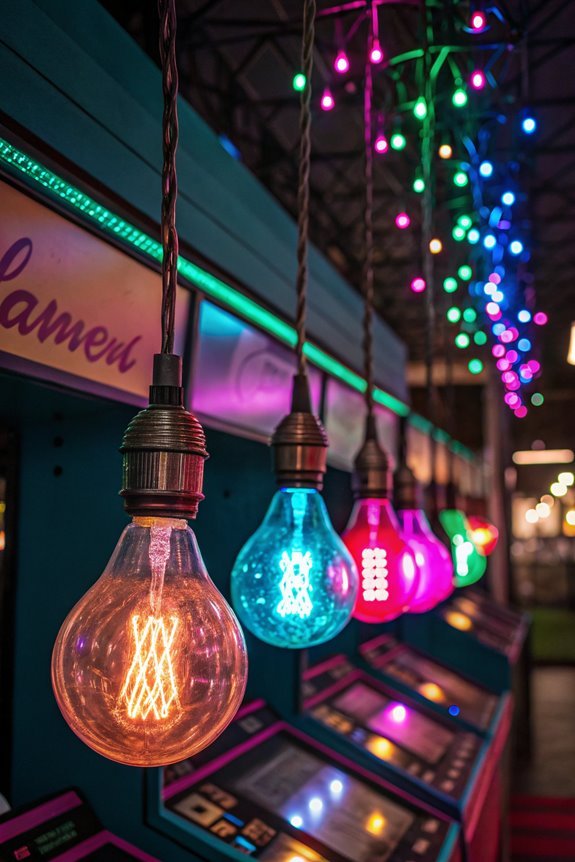 vibrant decorative light bulbs