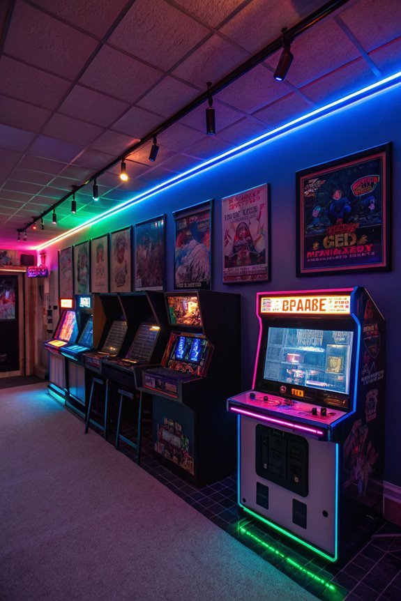 vibrant neon retro vibes
