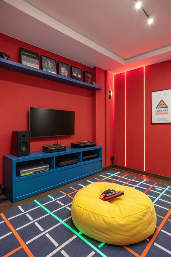 vibrant striking color palette