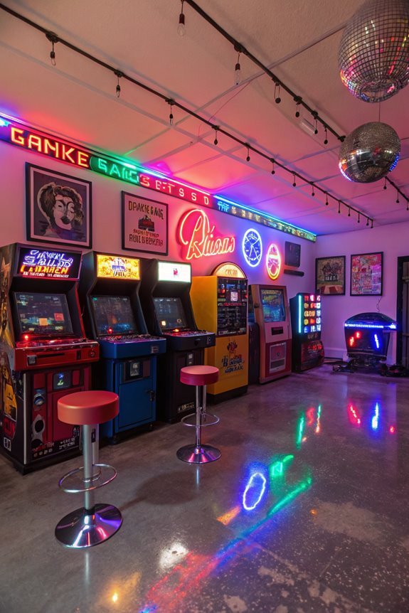 vintage gaming style decor