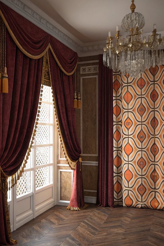 vintage inspired curtain styles